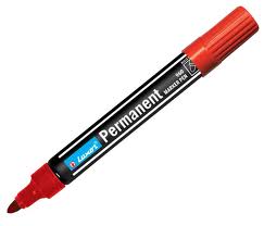 Permanent Marker Red